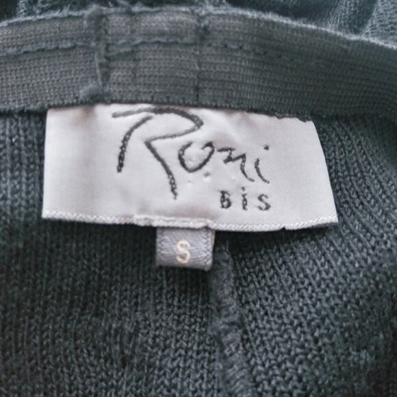 Roni Rabl Bis Black Knit Pants Swiss Dot Pattern Size S - Picture 8 of 10